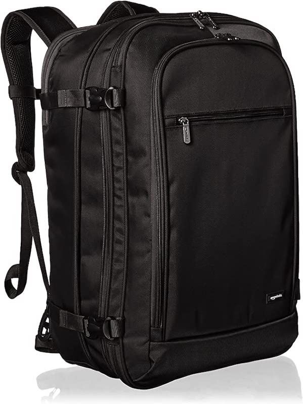 AMAZON BASICS CARRY ON TRAVEL BACKPACK