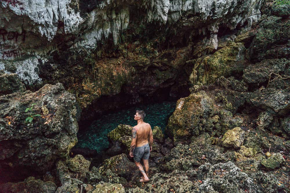 cateres cave pool, anda cave pool