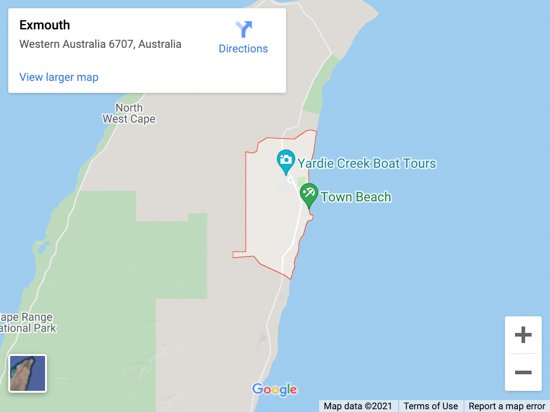exmouth map