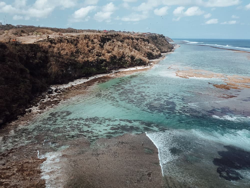 green bowl beach bali, green bowl beach, green bowl beach uluwatu, uluwatu beaches, bali beach