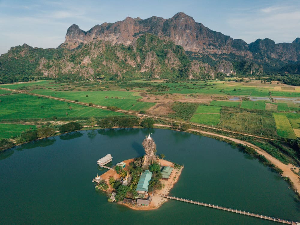 kyauk kalat, kyaut ka latt pagoda, kyaut kalatt, kyauk kalat pagoda hpa an, kyauk kalt pagoda
