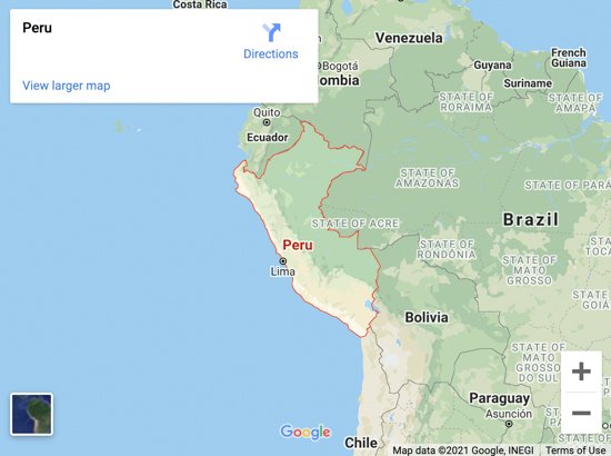 peru map