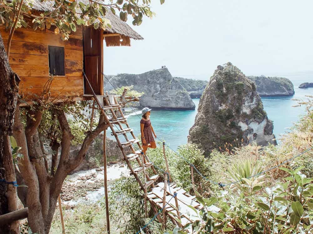 rumah pohon tree house, tree house nusa penida, rumah pohon , rumah pohon tree house nusa penida
