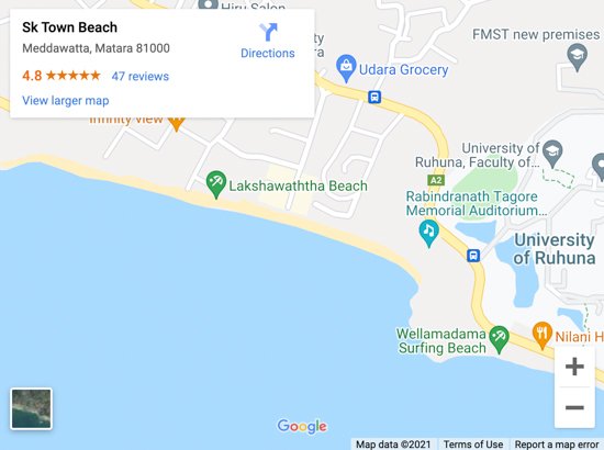 sk town beach map
