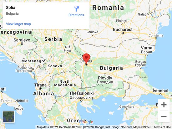 sofia map