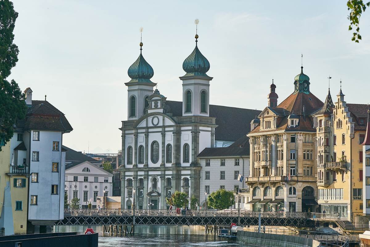 VISIT JESUIT CHURCH IN LUCERNE