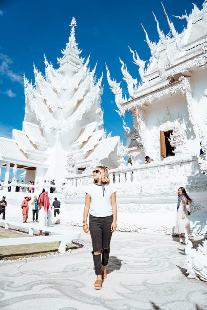 white temple chiang rai, wat rong khun, chiang rai temple, chiang rai white temple, things to do in chiang rai